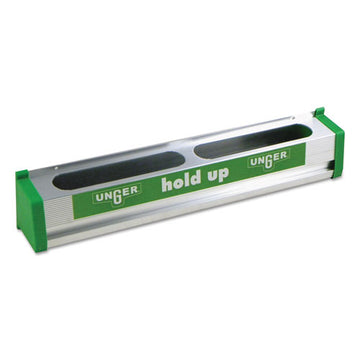 Unger® Hold Up Aluminum Tool Rack, 18w X 3.5d X 3.5h, Aluminum-green freeshipping - TVN Wholesale